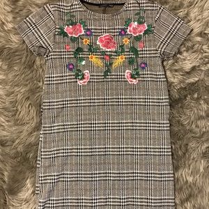 Zara Embroidered dress with sequin detail